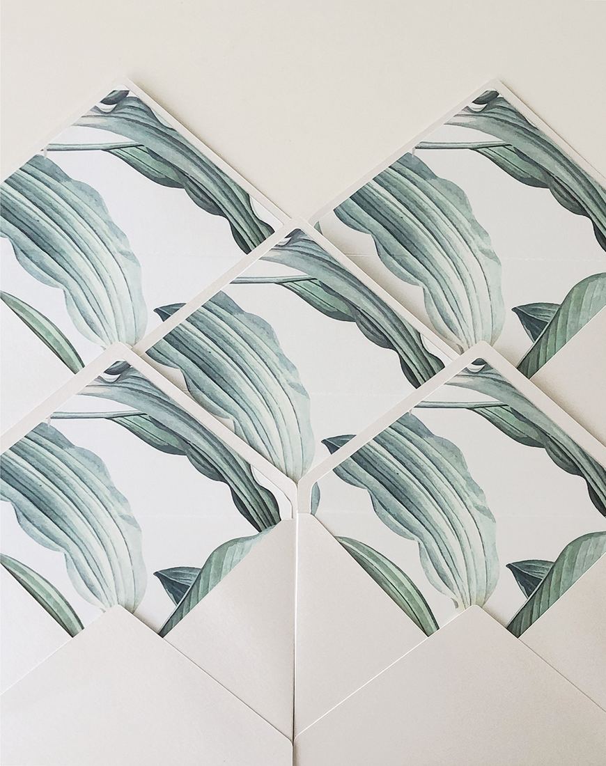 Detalles — White Paper Stationery