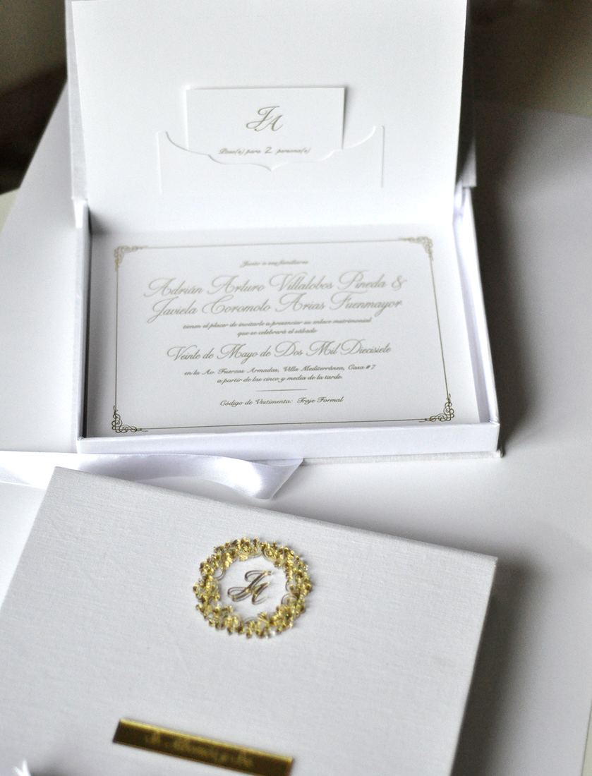 Invitaciones — White Paper Stationery