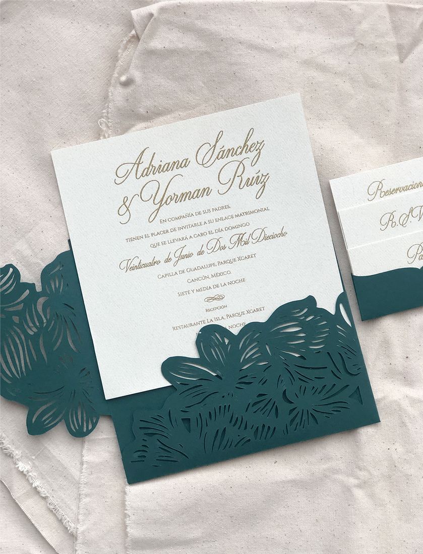 Invitaciones — White Paper Stationery